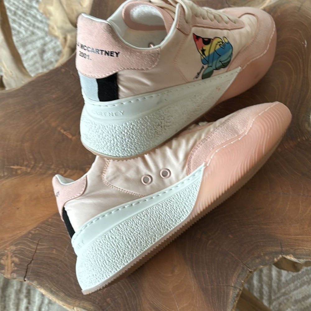 Stella McCartney tennis shoes size 35 (5) - Picture 7 of 8